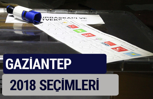 Gaziantep oy oranları partilerin ittifak oy sonuçları 2018 - Gaziantep