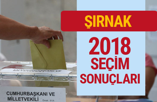 Şırnak seçim sonuçları Şırnak milletvekilleri