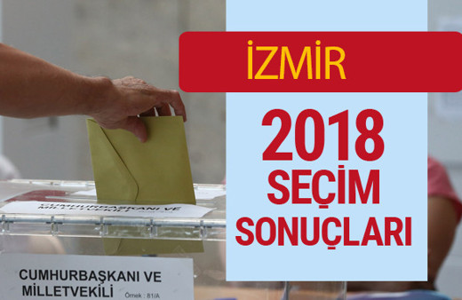 İzmir Seçim Sonuçları - Genel Seçim 2018 İzmir Sonucu oy oranları