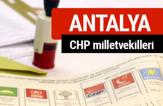 CHP Antalya Milletvekilleri 2018 - 27. dönem Antalya listesi