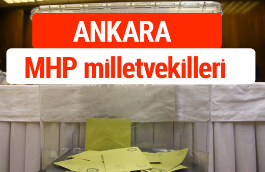 MHP Ankara Milletvekilleri 2018 -27. Dönem listesi