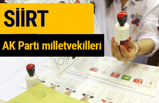AK Parti Siirt Milletvekilleri 2018 - 27. dönem AKP isim listesi