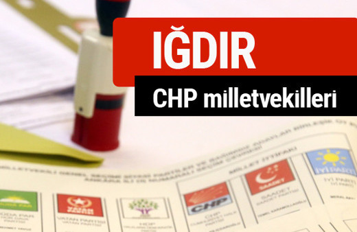 CHP Iğdır Milletvekilleri 2018 - 27. dönem Iğdır listesi