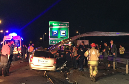 TEM Otoyolu'nda trafik kazası: 2 ölü