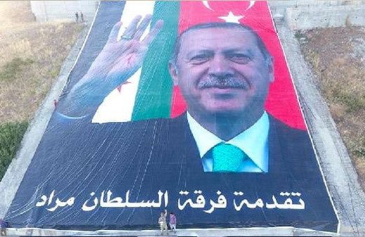 Öcalan fotoğrafı imha edildi Erdoğan'ın posteri yerleştirildi