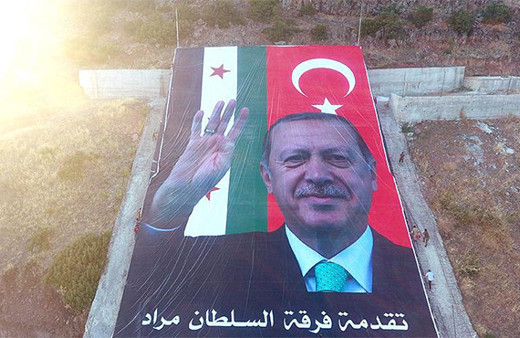 ÖSO'dan Erdoğan'a dev posterle tebrik