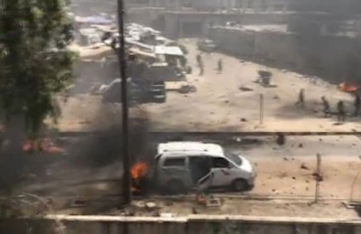 Afrin'de bombalı araçlarla saldırı! Ölü ve yaralılar var