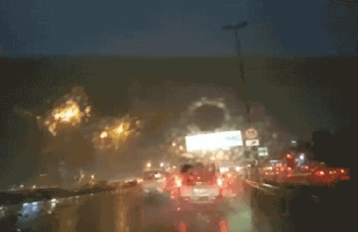 Bu görüntü istanbul'da çekildi! Korku dolu anlar