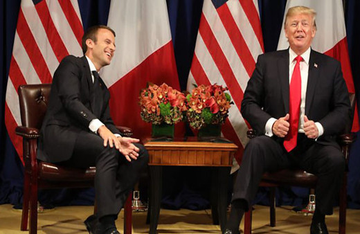 Trump'tan Macron'a şok öneri