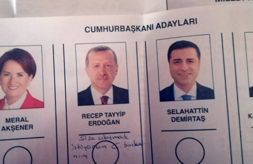 Erdoğan'ın oy pusulasına yazan kadının ne istediği ortaya çıktı