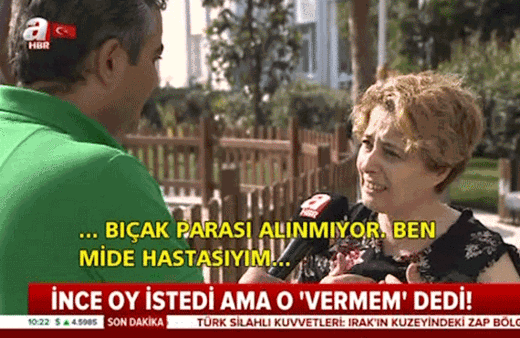 Muharrem İnce'nin yüzüne 'oy vermem' diyen kadından bomba açıklamalar