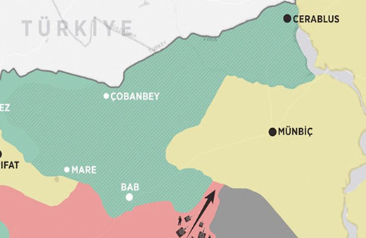 Menbiç nerede haritasına bakın Münbiç önemli çünkü... 