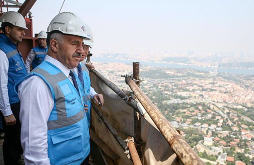 Çamlıca Seyir kulesi ne zaman bitecek Ahmet Arslan gezdi