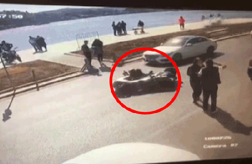 Ölümden bir adımla kurtuldu! Sarıyer'de dehşete düşüren kaza