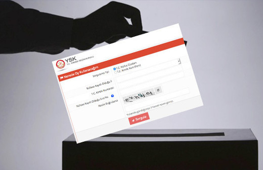 YSK sandık sorgulama e devlet seçimde nerede oy kullanacağım