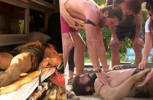 Survivor'da şok anlar: Turabi hastaneye kaldırıldı!