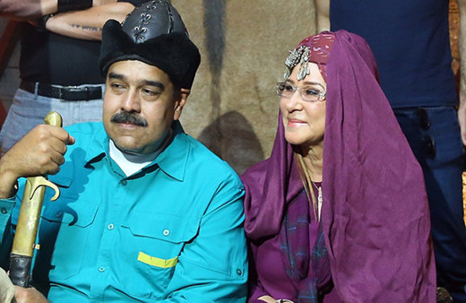 Venezuela Devlet Başkanı Maduro Diriliş setinde