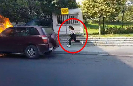 Otobüse yetişme uğruna hayatını hiçe saydı