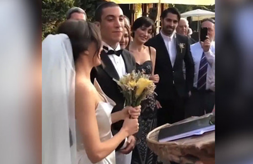 Can Bonomo ve Öykü Karayel evlendi törendeki ilginç detay