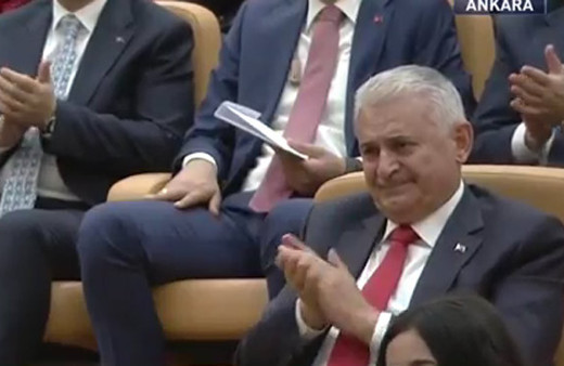 Erdoğan madalya töreninde konuştu Binali Yıldırım ağladı