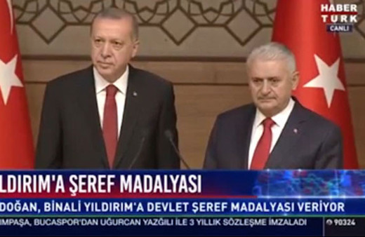 Erdoğan madalya töreninde konuştu Binali Yıldırım ağladı