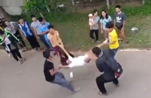 Tayland'da hayrete düşüren eğlence görüntüsü! 