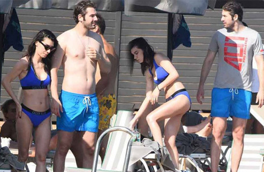 Burcu Kıratlı sevgilisi Furkan Palalı ile kameralara ilk kez yakalandı