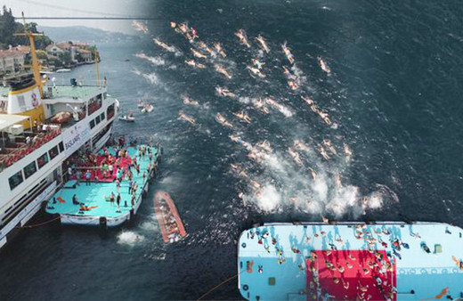 Boğaziçi Yüzme Yarışı eşsiz anlara sahne oldu!