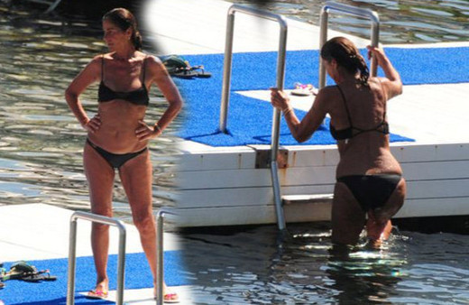 53'lük Derya Tuna genç mankenlere taş çıkardı