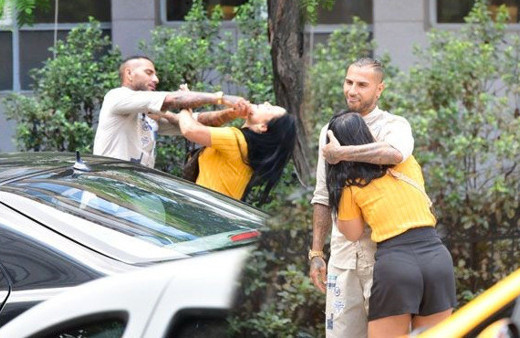 Quaresma eşini el enseye aldı görenler şaşkına döndü!