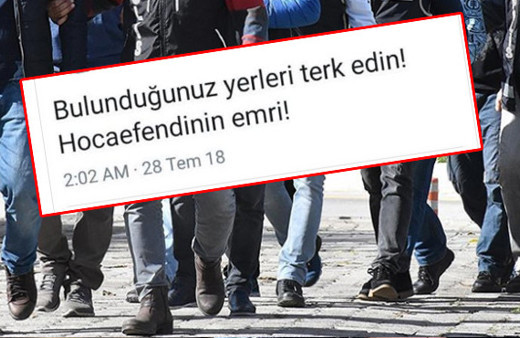 FETÖ'cüler panikte 'terk edin' çağrısı!