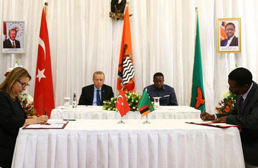 Türkiye ve Zambiya arasında 12 anlaşma imzalandı