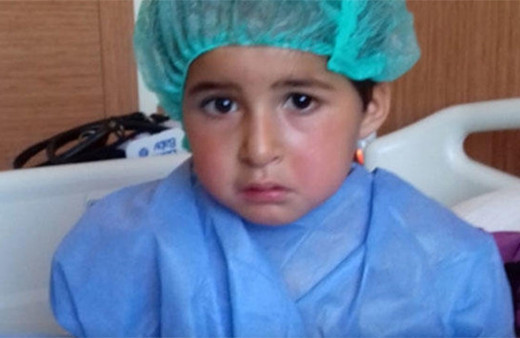 3 yaşındaki Kübra'nın ameliyat sonrası dünyası karardı!