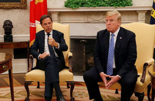 Hollanda Başbakanı, canlı yayında Trump'ın sözünü kesti!