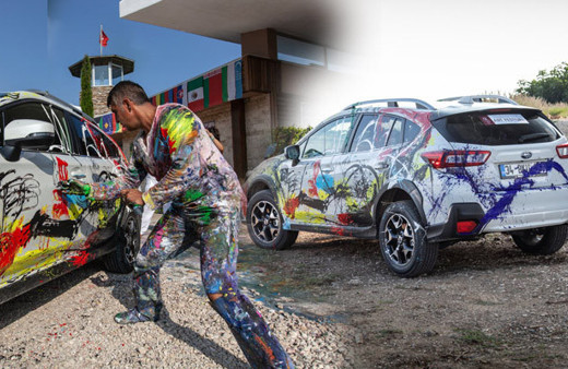 Sanat eserine dönüşen Subarı XV modeli festivale damga vurdu