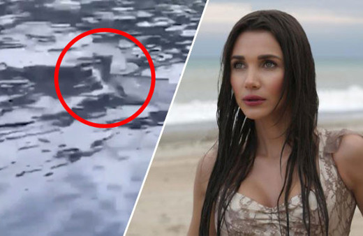 Yasemin Hadivent köpek balığıyla burun buruna geldi! İşte o anlar