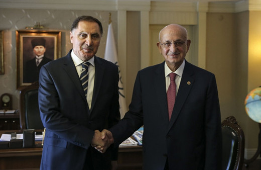 Karaman'dan Malkoç'a veda ziyareti