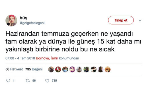 Sıcak havaların etkisiyle atılmış en komik tweetler!