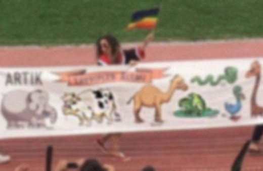 ODTÜ mezuniyetinde rezalet pankart!