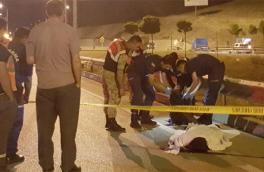 Yoldan karşıya geçmek isterken canından oldu!