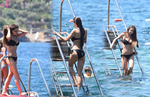 Melike Değirmenci fit görüntüsüyle adeta arz-ı endam etti! 