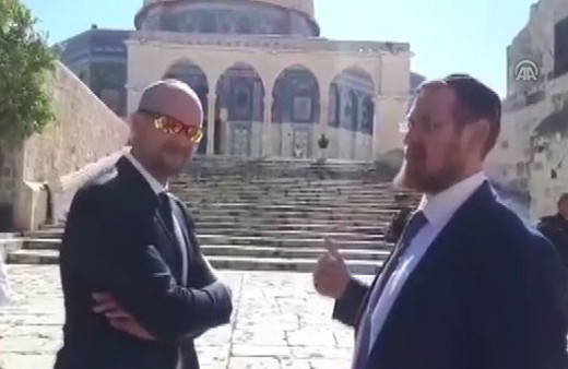 İsrailli vekillerden Mescid-i Aksa'ya baskın! Provokasyon...