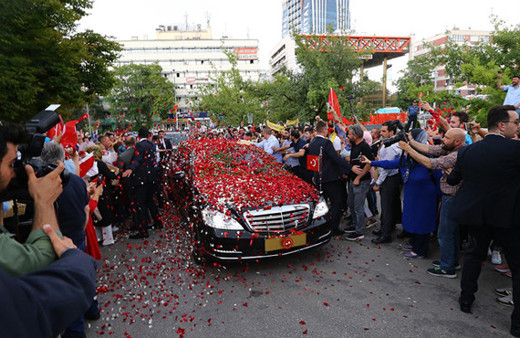 Erdoğan'ın yemin töreninden düşman çatlatan müthiş görüntü