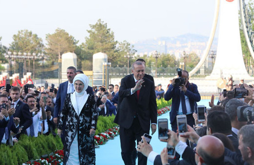 İlk Başkan Recep Tayyip Erdoğan Cumhurbaşkanlığı Külliyesi'de