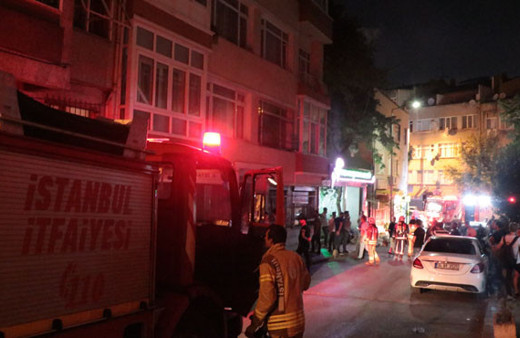 Fatih’te korkutan yangın