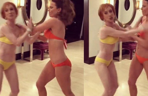 Kathy Griffin ve Kate Beckinsale’in videosu büyük ilgi gördü