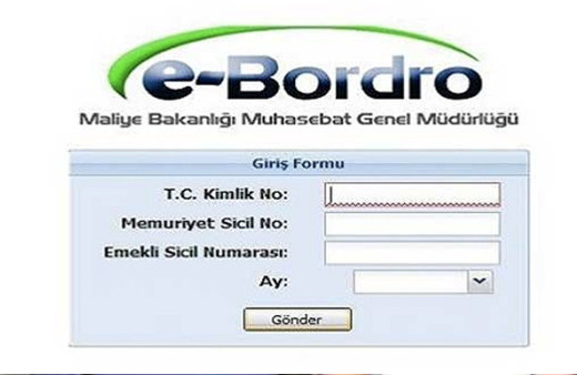e bordro maaş sorgulama TC şifresiyle online e bordro girişi