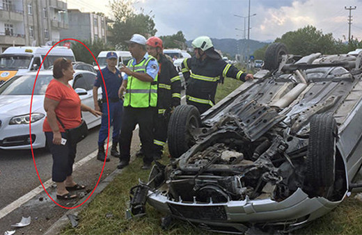 Acı tesadüf: Eşinin kazasına denk gelince şoke oldu!