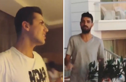 Kerimcan ile İdo Tatlıses'in balkon atışmaları olay oldu! 