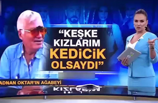 Adnan Oktar'ın ağabeyi Kanal D sunucusunun gazabına uğradı! 